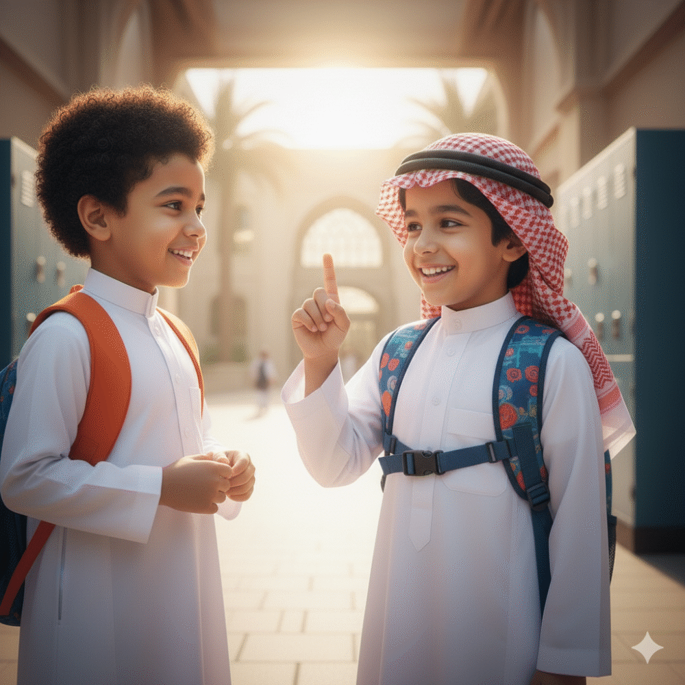 The story Abdullah and Wafi… The Secret of True Friendship - الصورة 4